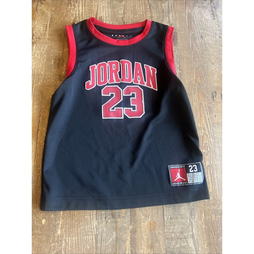 Michael Jordan Nike Basketball Jersey Size Youth 7 Large Basketball #23 Black